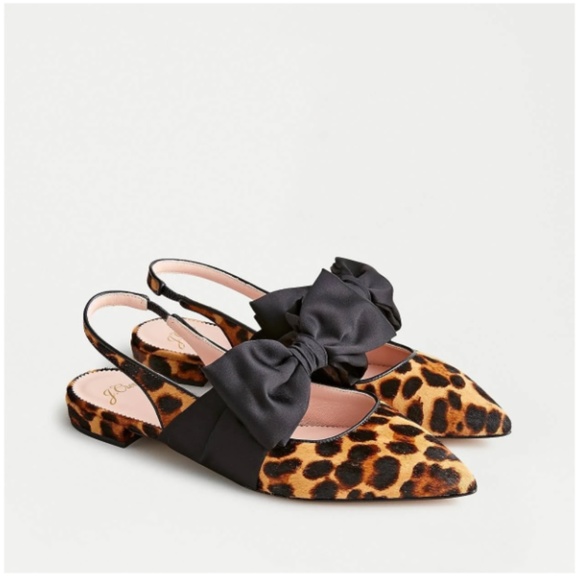 J Crew Leopard Flats